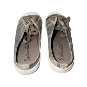 Splendid Adel Womens 8.5M Camo Mule Sneakers Slip On Lace Up Olive SD0ADE71 thumbnail 4