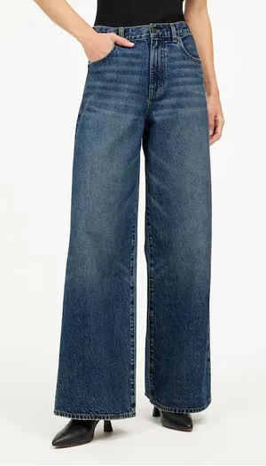 MADEWELL Superwide-Leg Jeans in Concho Wash thumbnail 1