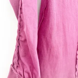 Free People We the Free Womens‎ Y2K Daisy Chain Braided Sleeve Cuff Knit Top S thumbnail 8