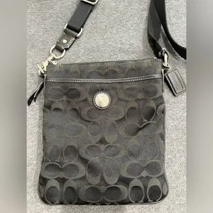 Coach Black Signature Crossbody Bag thumbnail 3
