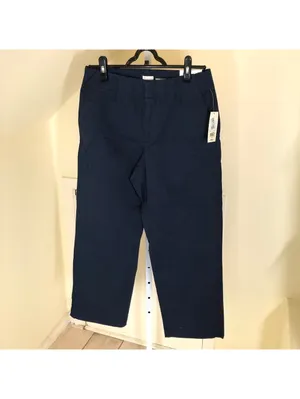 A New Day NWT Navy Women's High Rise Chino Pants Size 4R thumbnail 2