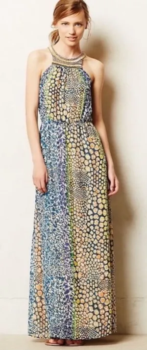 HD in Paris Anthropologie Mayacamas Maxi Dress Size 0 thumbnail 1