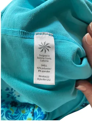 Athleta Blue River Athletic Skorts Blue Size L Tall Tennis Golf Pickle Ball Cute thumbnail 4