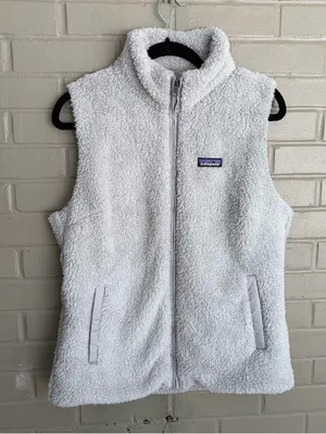 Patagonia Heather Gray Fleece Vest XL thumbnail 1