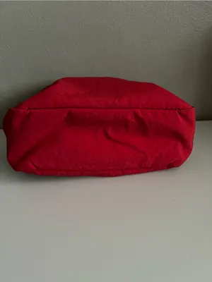 Lululemon Double Zip Pouch Lunar New Year Dark Red Gold Hardware Travel Makeup thumbnail 4