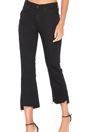 MOTHER The Insider Crop Step Fray Jeans in Not Guilty thumbnail 1