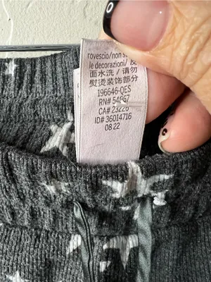 Victoria’s Secret Gray Waffle Knit Star Print Lounge Joggers thumbnail 8