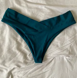 Dark Teal Bikini Bottoms Size M thumbnail 1