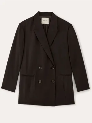 Everlane Double-Breasted Blazer Blazer In Buttersmooth NWT Size 2 thumbnail 2