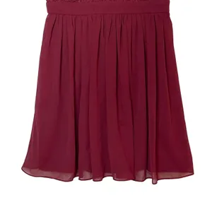 Lulus Angel in Disguise Lace Skater Dress Women's‎ Size Medium Burgundy V-Neck thumbnail 6
