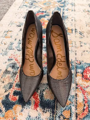 Sam Edelman Heels Black Sparkly thumbnail 4