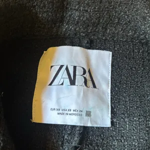 Zara Black Tweed Jacket with Buttons thumbnail 4
