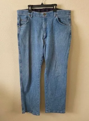Wrangler Light wash Regular fit s thumbnail 1