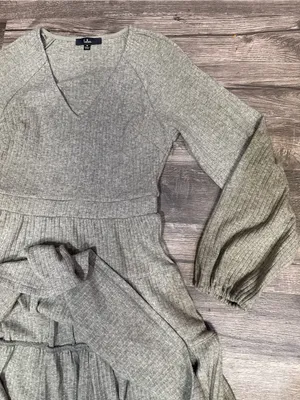 Lulus Soft Moss Green Cozy Tiered Dress | Romantic Boho Style thumbnail 8