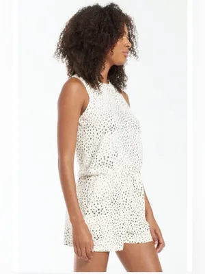 Z Supply‎ Adira Dot Cotton Romper NWT Size Small thumbnail 10