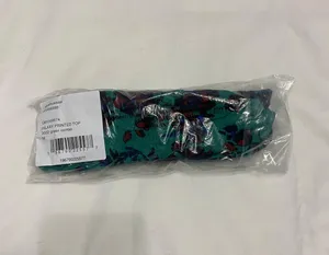 Free People Hilary Printed Top In Green Floral thumbnail 6
