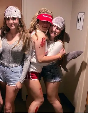 Shark costume Gray Size M thumbnail 2