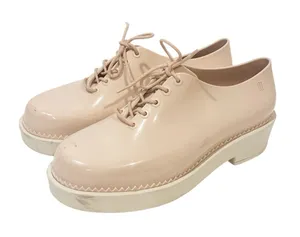 Melissa Size 9‎ Pink PVC Jelly Lace Up Oxford Shoes thumbnail 1