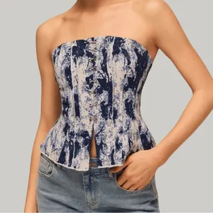 Lulus Poplin Strapless Top thumbnail 1
