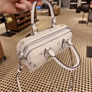 Coach CK164 Mini Rowan Crossbody In Signature Canvas With Hula Print thumbnail 4