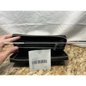Michael Kors Jet Set Travel Black Signature Wallet 35H8STVT3B Strap Defect thumbnail 8