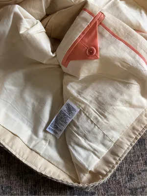 J. Crew Linen Cropped Lady Jacket Raffia Blazer in Buff Clay Beige Size 16 thumbnail 13