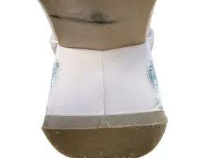 Lulu's Blush and White Block Heel Ankle-Strap Sandals thumbnail 9