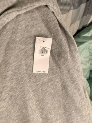 Old Navy SoComfy Tunic Length Sweatshirt Gray XXL NWT thumbnail 4