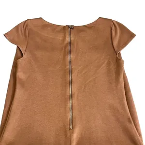 Alice + Olivia Employed‎ Women's Brown Cap Sleeve Mini Dress Size 8 thumbnail 8