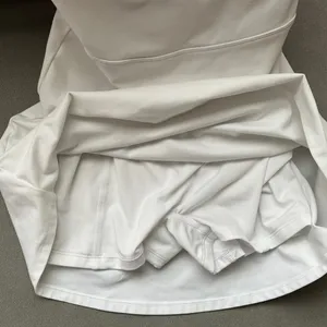 Alo Yoga Alosoft Courtside Tennis Dress White XS thumbnail 6
