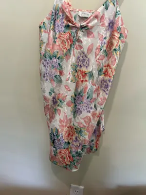 Vintage floral slip nightgown Pink Size XL thumbnail 5