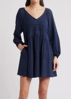 Anthropologie Mustard Seed Denim Dress thumbnail 1