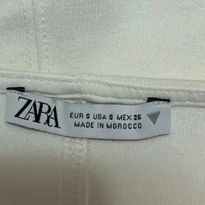 Zara White Sleeveless Square Neck Cami Camisole Slip Tank Mini Dress Size S thumbnail 6