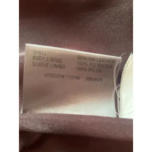 Wilsons Leather Brown Lambskin Zip Jacket Womens Large Y2K Minimalist Coat thumbnail 8