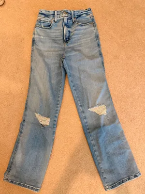 Good American Curve Good Straight Jeans thumbnail 1
