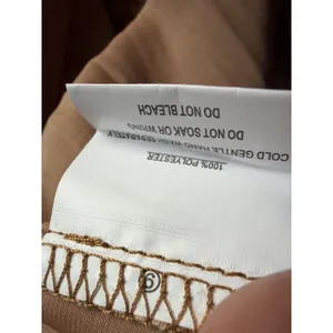 Here Comes The Sun Satin Wrap Mini Dress Tan Open Back Ruffle Long Sleeve XS NWT thumbnail 8