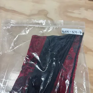 Y2K‎ Vintage Victoria’s Secret Lace Up Floral Corset Top Black Red Medium thumbnail 12