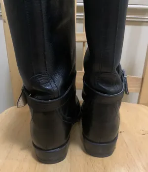 Frye Dorado Black Leather Riding Boots thumbnail 4