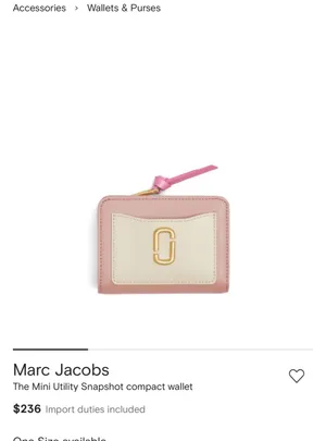 Marc Jacobs Wallet Pink thumbnail 2