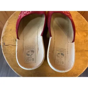 BIO Nature Womens Shoes Sz EU 38 US 7.5-8 Adanex Wedge Sandals Red thumbnail 5
