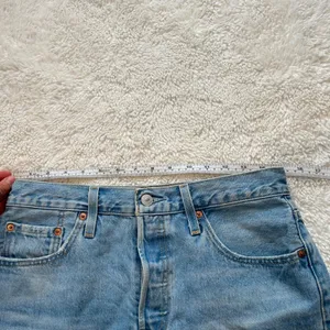 Levis 501 HR Cut Off Denim Shorts 28 Boho Festival Beach Indie Summer Resort thumbnail 3