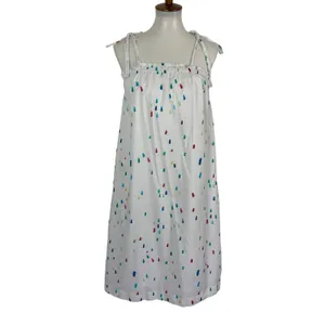 Brooke Wright Designs Dress XS S Small Summer Cotton Maxi Boho Resort thumbnail 2