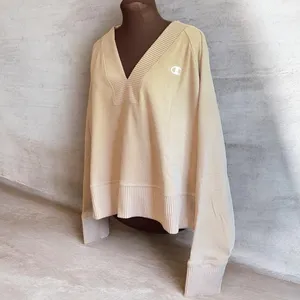 🆕 Champion Women's Soft Touch Rib Mix Pullover Simply Nude Heather 2XL XXL thumbnail 2