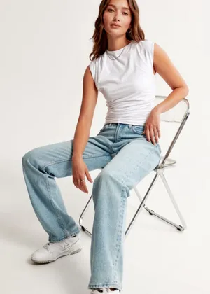 GRAY Abercrombie Modal collection Drape tank thumbnail 1