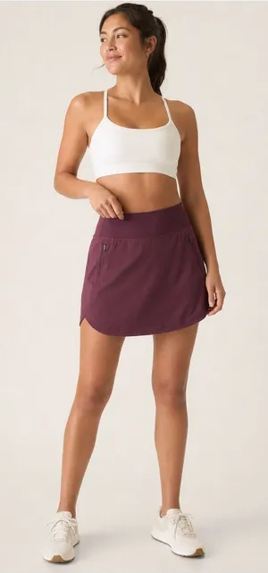 Athleta Salutation Stash 16.5” Skort XL Burgundy Plum Athletic Tennis Golf thumbnail 1