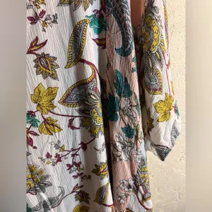 Daytrip Pink and Gold 3/4 Sleeve Boxy Blouse thumbnail 13