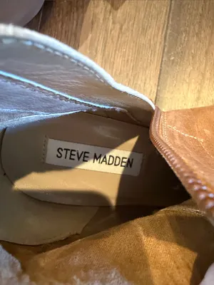 Steve Madden Gilmore Tan Suede Ankle Booties Size 6.5 - C54-102 thumbnail 2