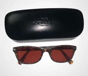 Coach HC6065 Tortoise Frame Sunglasses With Coach Case thumbnail 1