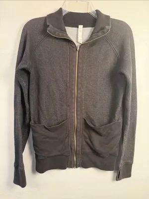 lululemon athletica  Zip-Up Hoodie - Charcoal thumbnail 1
