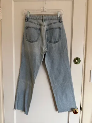 Brandy Melville Light Wash Denim Jeans thumbnail 2